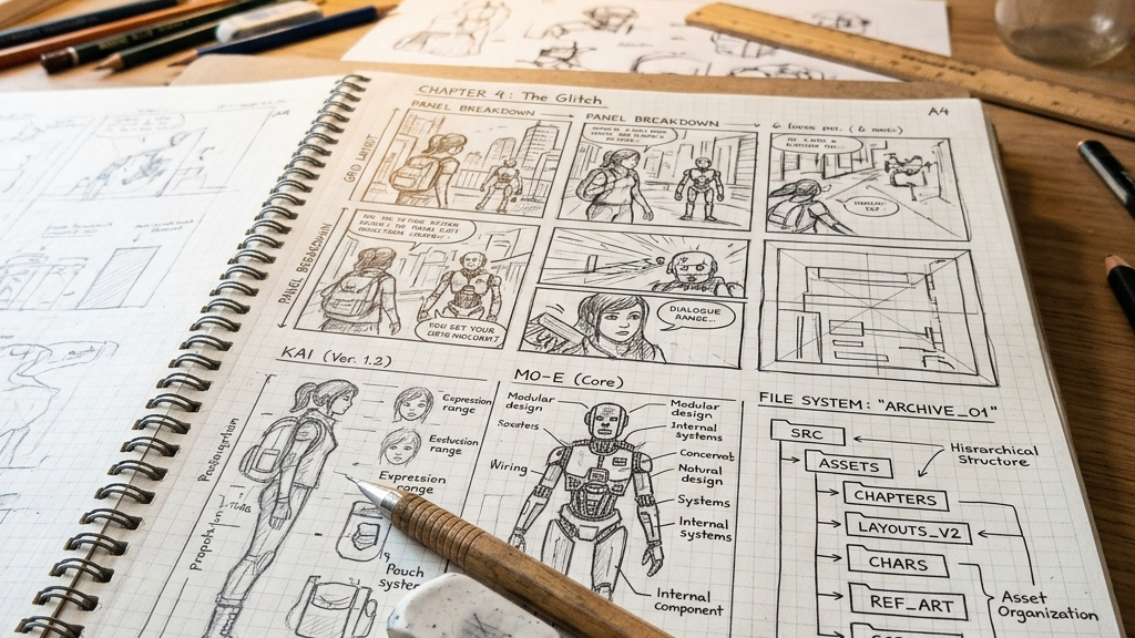 AI漫画で大事なのは、プロンプトよりも設計です