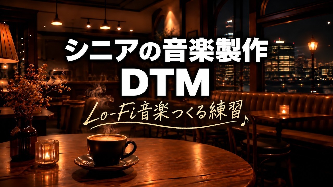 シニアの音楽制作　DTM　Instacomposer4