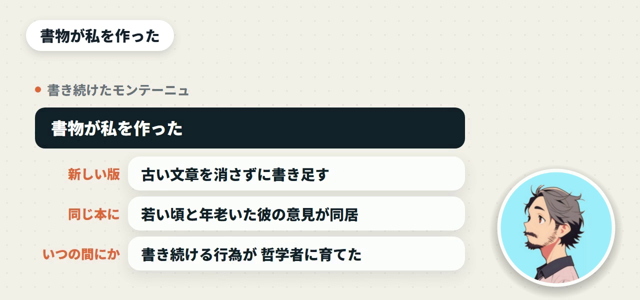書き続けたモンテーニュ
